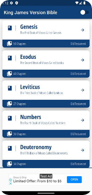KJV Bible - Saddle Lights Screenshot 0