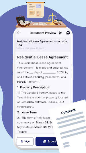 LegalForge: AI Legal Docs Screenshot 3