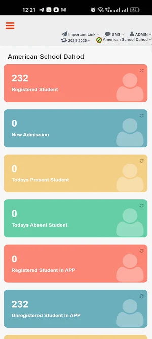 AMERICAN SCHOOL ADMIN APP Screenshot 2
