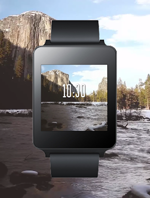 Yosemite motion watch face Screenshot 2
