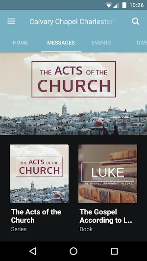 Calvary Chapel Charleston Screenshot 1