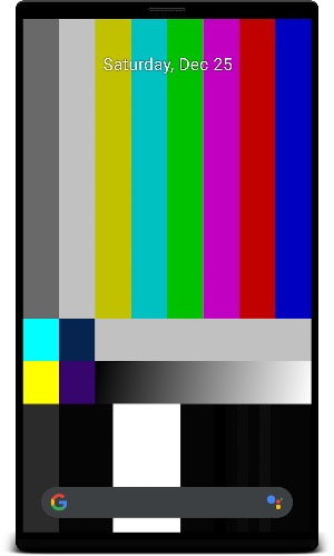 TV Color Bars Live Wallpaper Screenshot 1