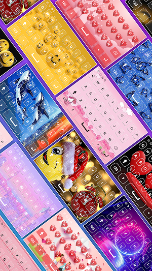 photo keyboard with themes. Screenshot 1