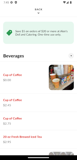 Alen's Deli and Catering Screenshot 2