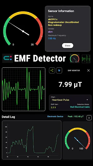 EMF Detector Screenshot 0