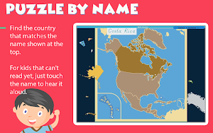 North America - Montessori Geography Screenshot 3