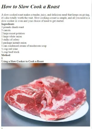 Beef Recipes Guide Screenshot 0