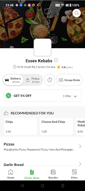 Essex Kebabs Screenshot 1
