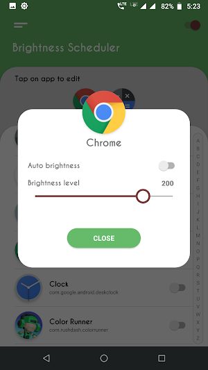 Brightness Manager - brightness per app manager Screenshot 1