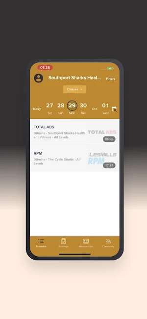 Sharks Health Club Screenshot 1