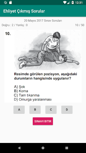 Ehliyet Sınav Soruları Screenshot 1