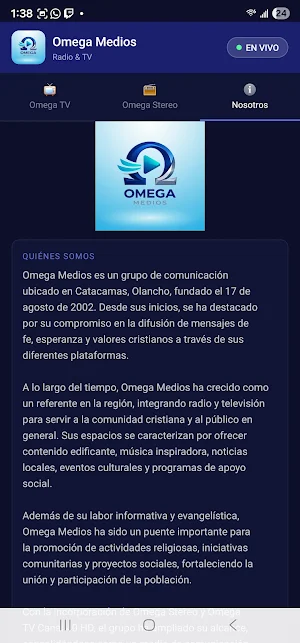 Omega Medios Screenshot 0
