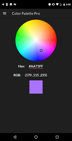 Color Palette (Pro version) Screenshot 1