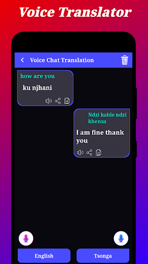 Tsonga Translation Screenshot 3