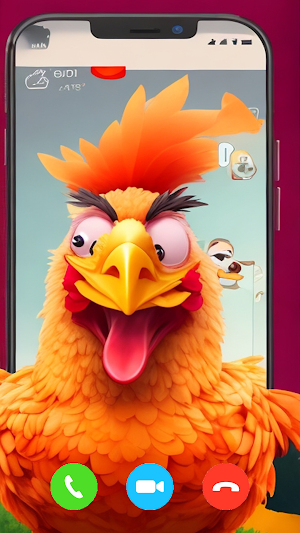 Scary Chicken Video Call Screenshot 2