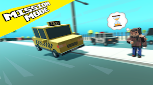 Crazy Road: Taxi Madness Screenshot 0