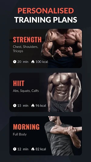 Full body workout for men - Bodyweight workout Screenshot 1