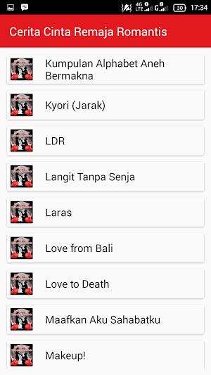 Cerita Cinta Remaja Romantis Screenshot 3