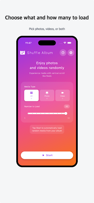 Shuffle Album – Your Memories Screenshot 2