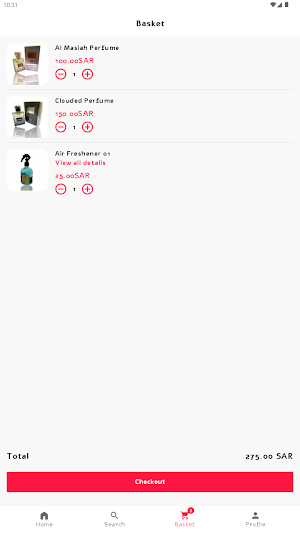Al sharqiah perfumes Screenshot 2