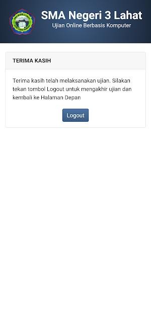 EXAM SMAN 3 LAHAT Screenshot 2