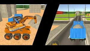 City Heavy Excavator Crane Sim Screenshot 2
