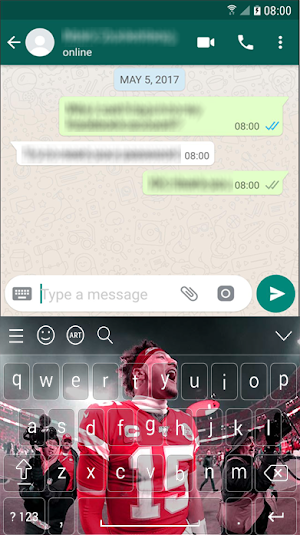 Patrick Mahomes Keyboard Theme 2020 For Lovers Screenshot 1