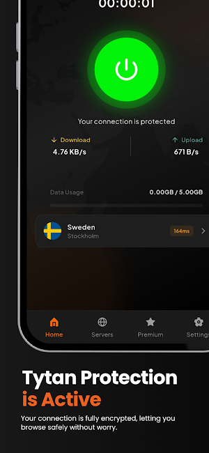 TYTAN VPN – Fast & Secure Screenshot 3