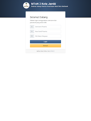 EXAM MTsN 2 Kota Jambi Screenshot 3