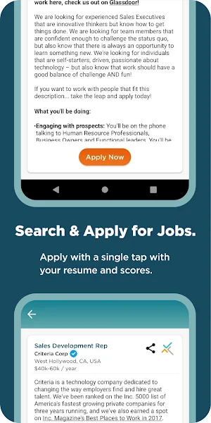 JobFlare for Job Search – Play Games. Get Hired. Screenshot 3