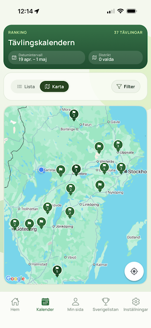 Kontrollen Orientering Screenshot 1