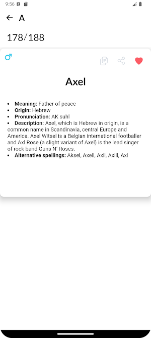 Baby Names and Meanings Screenshot 2
