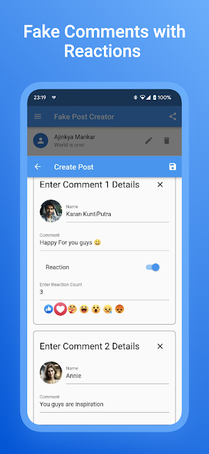 Fake Post Creator/Maker Screenshot 3