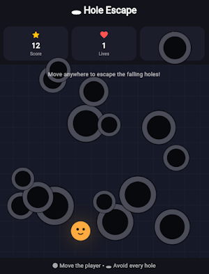 Hole Escape Screenshot 0