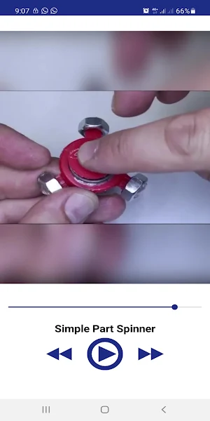 Make DIY Simple Fidget Spinner Screenshot 3