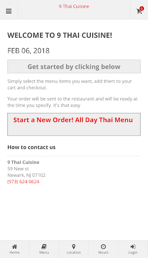 9 Thai Cuisine Screenshot 0