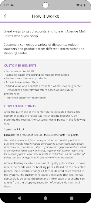 Avenue Mall Loyalty Club Screenshot 2