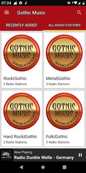 Gothic Music Radio Stations Screenshot 3