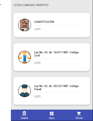 Leyes Cubanas Screenshot 0