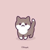 카카오톡 테마 - 블랙 턱시도 냥이 (카톡테마)