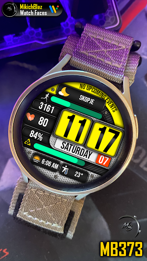 Digital Watch Face MB373 Screenshot 2