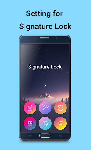 Signature Lock Screen Screenshot 0