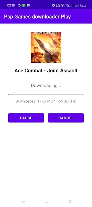 PSP Games Emulator & Library Screenshot 2