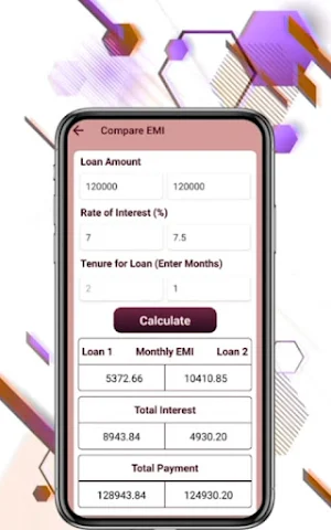 LoanCash - EMI Loan Calculator Screenshot 3