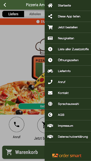 Pizzeria Amore Lübbecke Screenshot 2