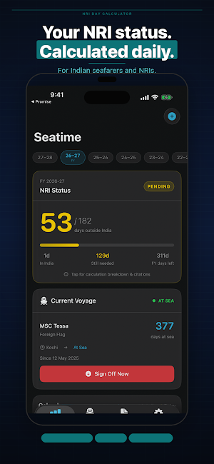 Seatime — Sea Time Calculator Screenshot 0