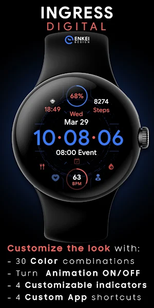 Ingress Digital - watch face Screenshot 1