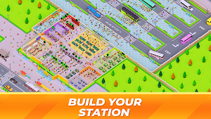 Idle Bus Station - Tycoon Game Screenshot 1
