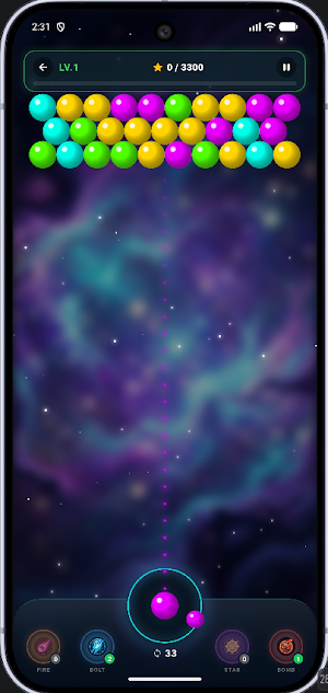 bubble nebula Screenshot 1