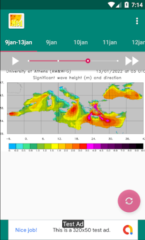 WAM Swell Mediterranean Widget Screenshot 0